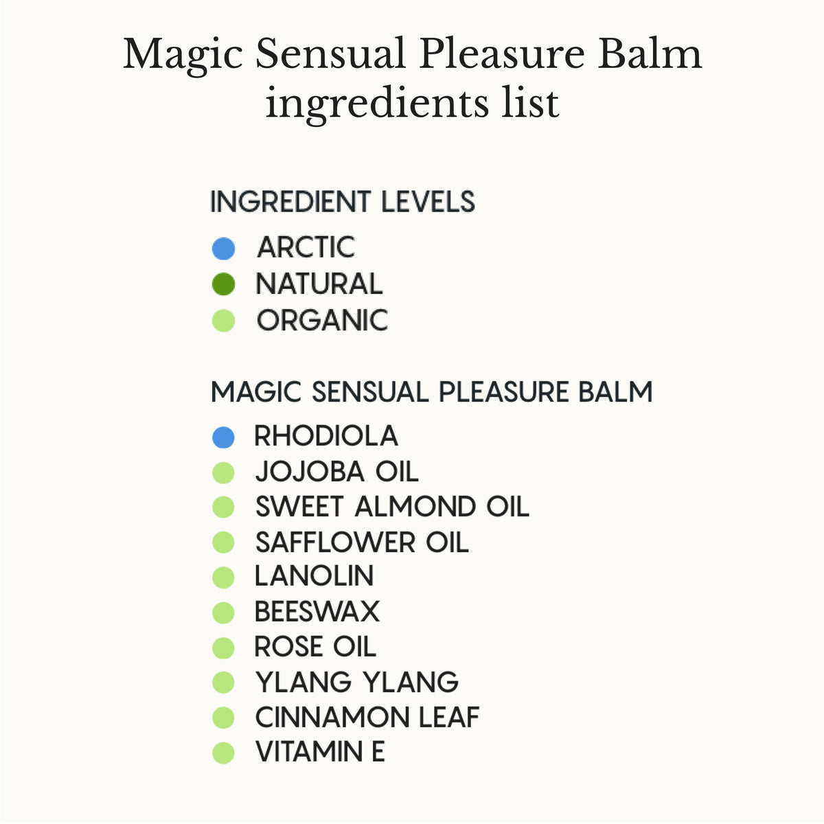 Magic Sensual Pleasure Balm